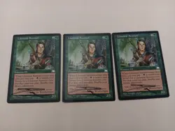 Llanowar Sentinal X3 Signed by Douglas Shuler Magic the Gathering - Image 1