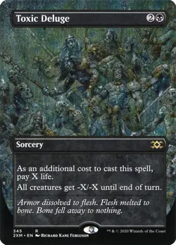 MTG TOXIC DELUGE 345 EXC - DILUVIO TOSSICO - 2xM X EN - MAGIC - Image 1