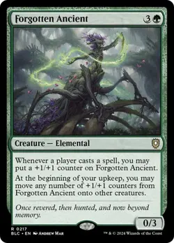 NM Forgotten Ancient, MTG, Bloomburrow Commander, Magic the Gathering, 217 - Image 1