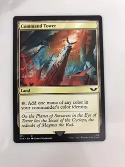 Command Tower 271 Chaos MTG Magic the Gathering Card NM Near Mint Warhammer 40K - Image 1