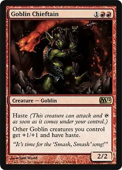 MTG - Goblin Chieftain Magic 2012 - Image 1