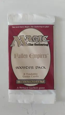 1X SEALED BOOSTER PACK BUSTINA MAGIC MTG FALLEN EMPIRES 1994 VINTAGE CHECK VIDEO - Image 3