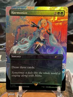 MTG | Harmonize [Secret Lair Hatsune Miku] ✨FOIL✨ - Image 1