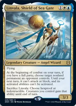 MTG LINVALA, SHIELD OF SEA GATE EXC - LINVALA, SCUDO DI PORTALE MARINO - ZNR PP - Image 1