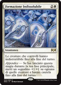 MTG UNBREAKABLE FORMATION EXC - FORMAZIONE INDISSOLUBILE - RNA - MAGIC - Image 1