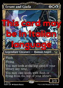 MTG ERRANT AND GIADA 306 EXC - ERRANTE E GIADA - MOM X IT - MAGIC - Image 1