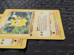 PIKACHU [2] 1st Edition 1999 Pokemon Jungle Common Card #60 - Image 4