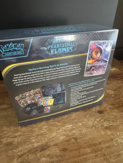 FACTORY SEALED Pokemon TCG Phantasmal Flames ETB Pokemon Center Exclusive - Image 3