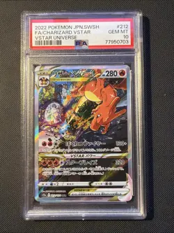 2022 Pokemon Japan SWSH VSTAR Universe Charizard 212/172 PSA 10 - Image 1