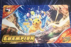 POKEMON Official TCG PLAYMAT Tera Pikachu CHAMPION League Cup PLAY MAT - Image 1