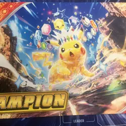 POKEMON Official TCG PLAYMAT Tera Pikachu CHAMPION League Cup PLAY MAT - Image 3