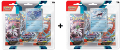 Pokemon 3-Pack Blister Set of 2 Arctibax Cetitan Paradox Rift - Image 1