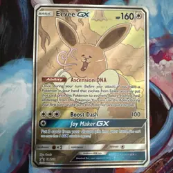 Eevee GX SM233 Sm Holo Illustration Rare Full Art Pokemon Promo - Image 1