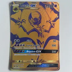 2019 Pokemon Hidden Fates Lunala GX Full Art Promo #SM103a - Image 1