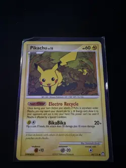 Pokemon - Pikachu 94/123 Common Diamond & Pearl Mysterious Treasures Light Play - Image 2