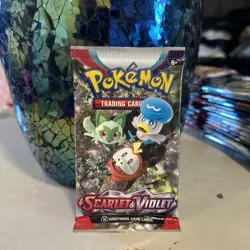 Pokemon Scarlet And Violet Base English Sealed Booster Pack SEALED RARE - Image 1