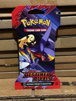 Pokemon Destined Rivals Sleeved Booster Pack | Cynthia’s Garchomp Sealed - Image 1