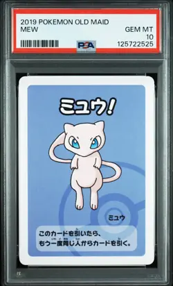 2019 POKEMON OLD MAID MEW PSA 10 - Image 1