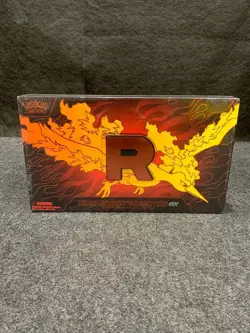 Pokemon TCG: Team Rocket's Moltres ex Ultra-Premium Collection, Box has Dents - Image 1