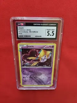 Pokemon: Jirachi RC13/RC32 Generations Holo Rare 2016 - CGC 5.5+ - C47 - Image 4
