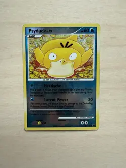 Pokemon TCG Psyduck Reverse Holo 87/127 Pokemon Platinum - Image 1