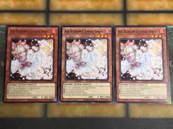 Yugioh Ash Blossom & Joyous Spring L5DD-ENY17 L5DD-ENC09 Common Playset x3! NM - Image 1