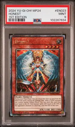 2024 YU-GI-OH! MP24-25TH ANV TIN: DUELING MIRRORS 1ST ED #EN023 HONEST PSA 9 - Image 1