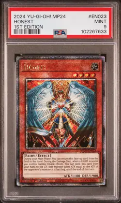 2024 YU-GI-OH! MP24-25TH ANV TIN: DUELING MIRRORS 1ST ED #EN023 HONEST PSA 9 - Image 1