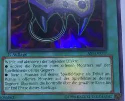 Yu-Gi-Oh Ultra Rare Karten Holo 1. Auflage AST-DE037 Tip Top Zustand Deutsch - Image 3