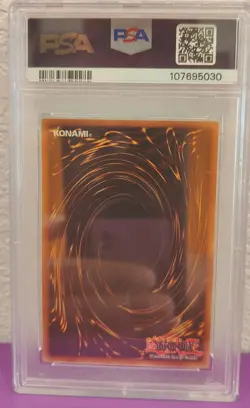 2002 Yu-Gi-Oh LOB Monster Reborn 1st Edition Legend/Blue Eyes PSA 9 Wavy - Image 3