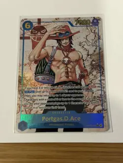Portgas.D.Ace Alt Art OP13-119 SEC Carrying on His Will One Piece ENGLISH - RARE - Image 2