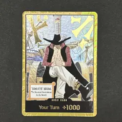 One Piece DON!! "Hawk-Eye Mihawk" OP14 The Azure Sea's Seven Dracule Mihawk - Image 1