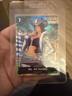 One Piece - Ms. All Sunday OP14-084 Alt Art SR - English 💎 OP14 - Image 2