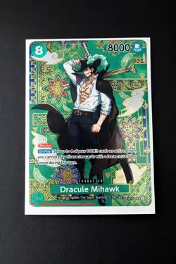 2026 One Piece OP14/EB04 Dracula Milhawk SP Alt Art OP12-030 SR Azure Seas - Image 1