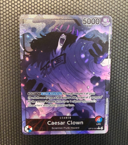 Caesar Clown (002) (Parallel) One Piece OP10-002 Royal Blood Foil - Image 1