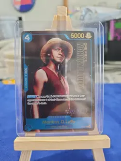 Monkey D Luffy P-055 (Promo) Premium Card Live Action Edition ONE PIECE Card - Image 1