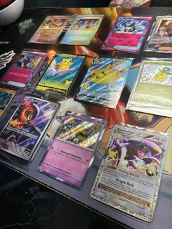 Pokemon Card Lot Mixed Cards Lot of 12 TCG Cards Holo Rare NM - Image 2