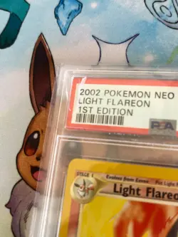PSA 9 Light Flareon 46/105 Uncommon Neo Destiny 2002 1st Edition Pokemon Card - Image 2
