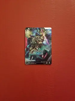 GUNDAM CARD GAME - KSHATRIYA NZ-666 - STORE TOURNAMENT WINNER FOIL CARD - Image 1