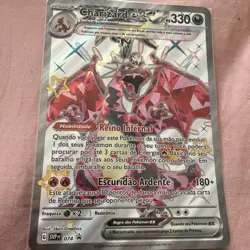 Pokemon Charizard Svp 074 Promo Jumbo Card Portuguese - Paldean Fates - Image 1