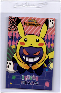 Gengar Poncho Pikachu Pokemon Card - Image 1