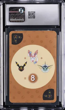 2019 POKEMON PLAYING CARDS KOREAN POINT SALAD - EEVEE ED UMBREON CGC 8 - Image 2