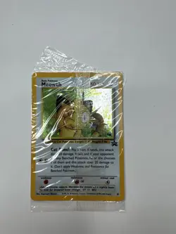 Meowth #10 Black Star Promo Pokemon TCG Card STILL SEALED Rare - Image 1