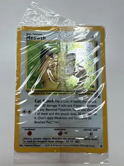 Meowth #10 Black Star Promo Pokemon TCG Card STILL SEALED Rare - Image 2