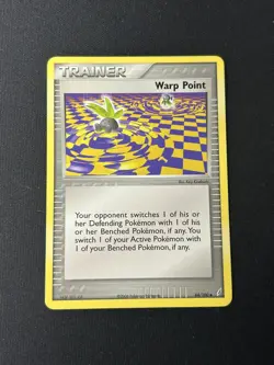 Pokemon EX Crystal Guardians 84/100 Warp Point Card - Image 1