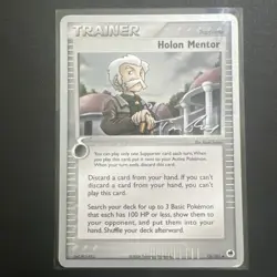 Holon Mentor 75/101 Pokemon Card TCG World Championships 2007 Tom Roos - Image 1