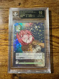 The Quintessential Quintuplets Card Game Vol.2 Yotsuba Nakano SSP BGS 10 - Image 1