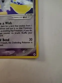 Pokemon Jirachi Holo Rare TCG Card 8/101 EX Hidden Legends 2004 - Image 2