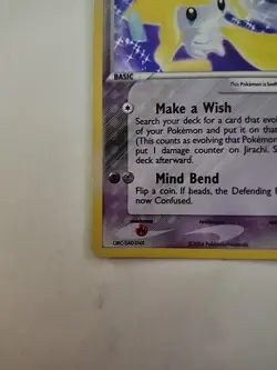 Pokemon Jirachi Holo Rare TCG Card 8/101 EX Hidden Legends 2004 - Image 3
