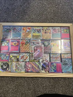 POKEMON TCG 29 CARD LOT TOTAL FULL ART TRAINER HOLO RARE EX CHARIZARD PIKACHU - Image 1